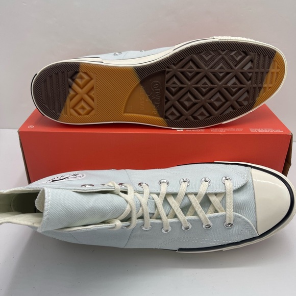 Converse Men’s A03537C CHUCK 70 PLUS HI
AQUA MIST/EGRET/WHITE
High-Top Sneakers - Picture 3 of 16